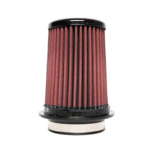 Injen 8-Layer Oiled Cotton Gauze Air Filter w/ Twist Lock - 3.5in ID / 5.5in Base / 6.3in H