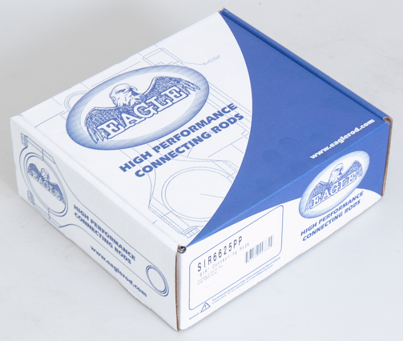 Eagle Pontiac 400-455 6.625in 5140 Steel 7/16in ARP 8740 BOLTS I-Beam Connecting Rods - Set of 8