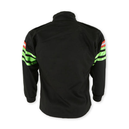 RaceQuip Green Trim SFI-1 JR. Jacket - Kids Large