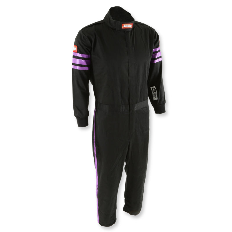 RaceQuip Purple Trim SFI-1 JR. Suit - Kids XSM