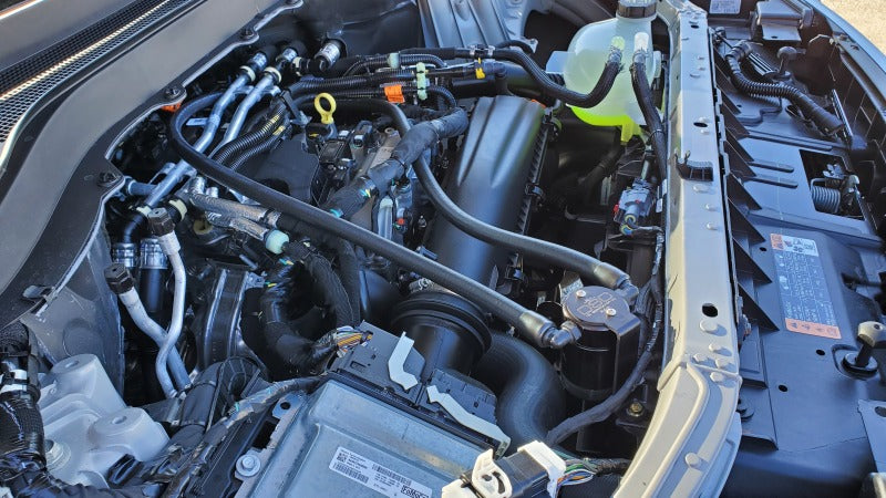 J&L 2025 Ford Explorer 2.3L EcoBoost 3.0 PVC Side Oil Separator - Black Anodized