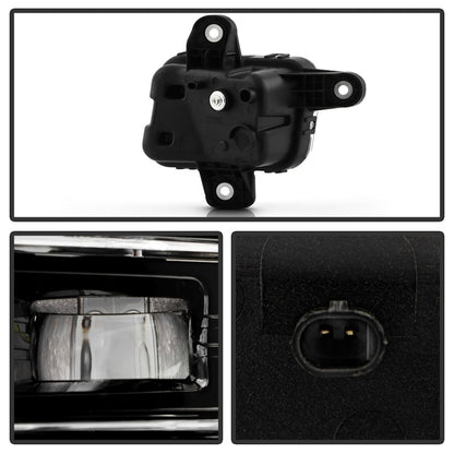 Spyder 21-23 GMC Yukon (Excl AT4) OEM Full LED Fog Lights w/Switch - Clear (FL-GY21-LED-C)