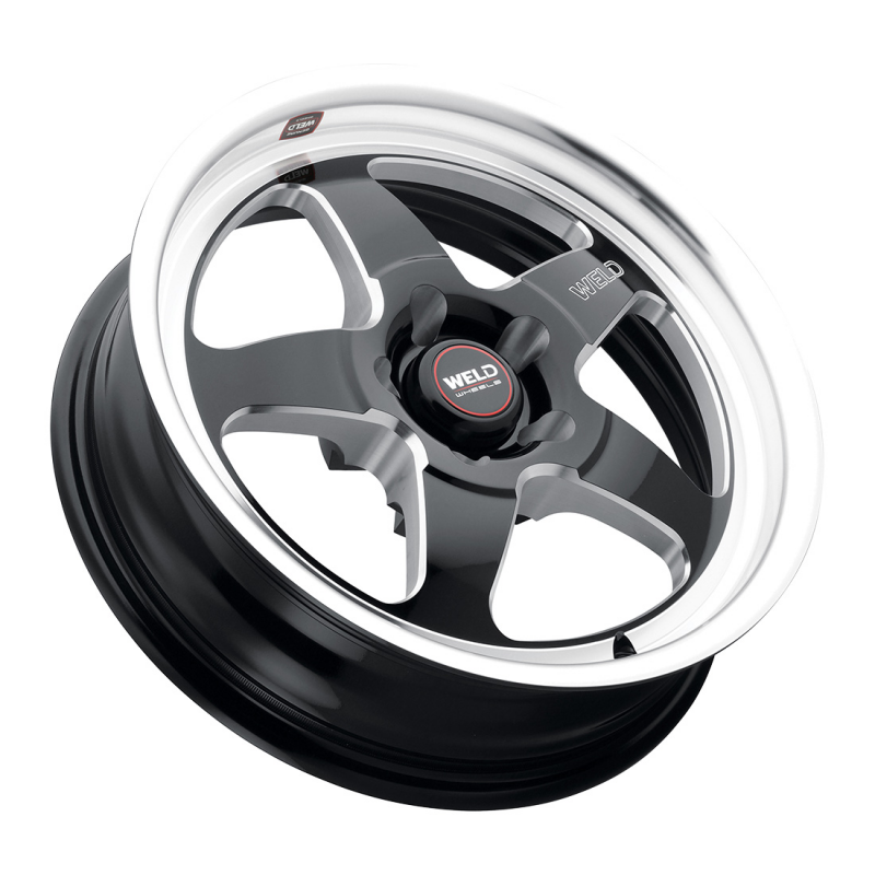 Weld S155 18X5 Ventura Drag 5X115 ET-32 BS1.5 Gloss Black MIL Dia 78.1