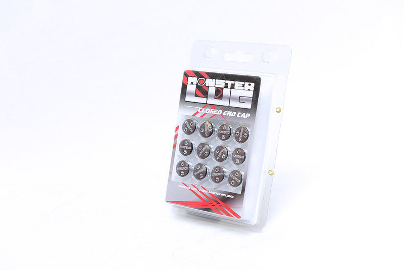 Wheel Mate Monster Lug Nut Caps - Yellow 14x1.50