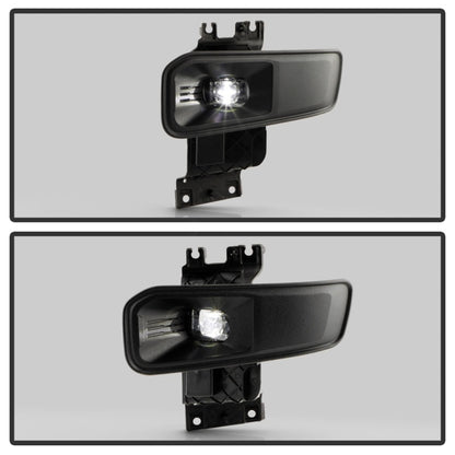 Spyder 23-25 Ford F250/F350/F450/F550 SD OEM LED Fog Lights w/Switch - Clear (FL-FS2023-C)