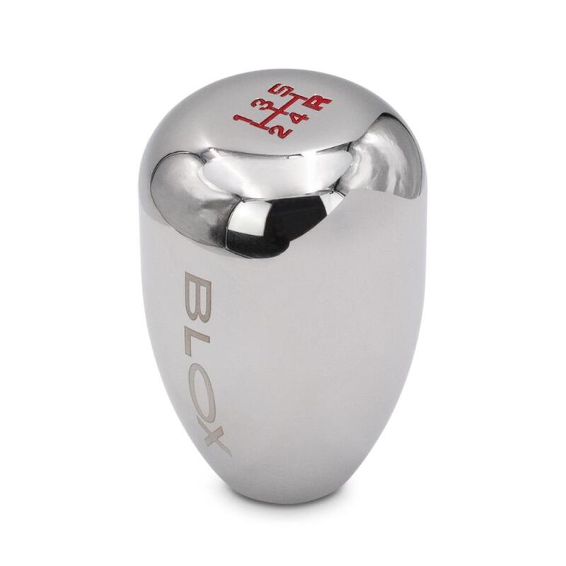 BLOX Racing Limited Series 5 Speed Billet Shift Knob Chrome 10x1.25