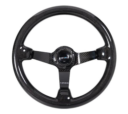 NRG Forged Carbon Fiber Steering Wheel (350mm / 3in. Deep)