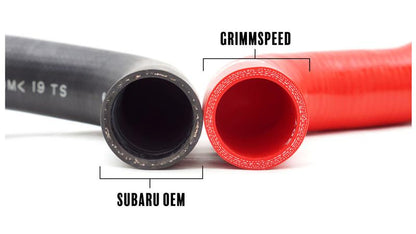 GrimmSpeed 02-07 Subaru WRX / 04-07 Subaru STi / 02-05 Subaru Impreza Radiator Hose Kit - Black