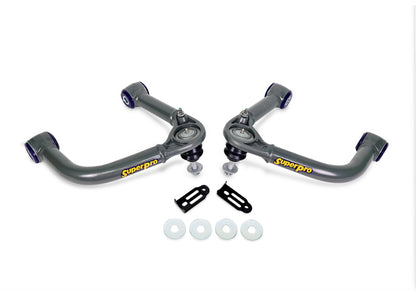 SuperPro 2022-2026 Toyota Tundra Fixed Offset Upper Control Arm Set