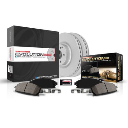 Power Stop 13-16 Ford F-450 Super Duty Rear Z17 Coated Brake Kit