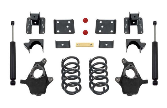MaxTrac 14-16 GM C/K1500 2WD/4WD Extended/Crew Cab w/Cast Steel Susp. 3in/5in Lowering Kit