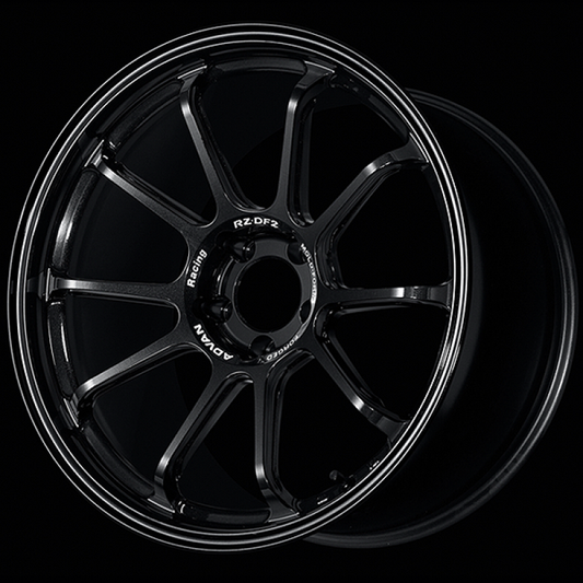 Advan RZ-DF2 19x10.5 / +15 Offset / 5x114.3 / 73mm Bore / Racing Titanium Black