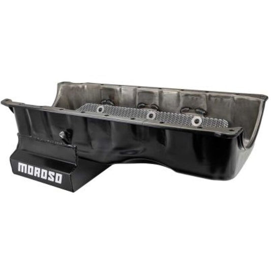 Moroso BBC Gen V/VI / GM ZZ632 Wet Sump 8in Steel Oil Pan