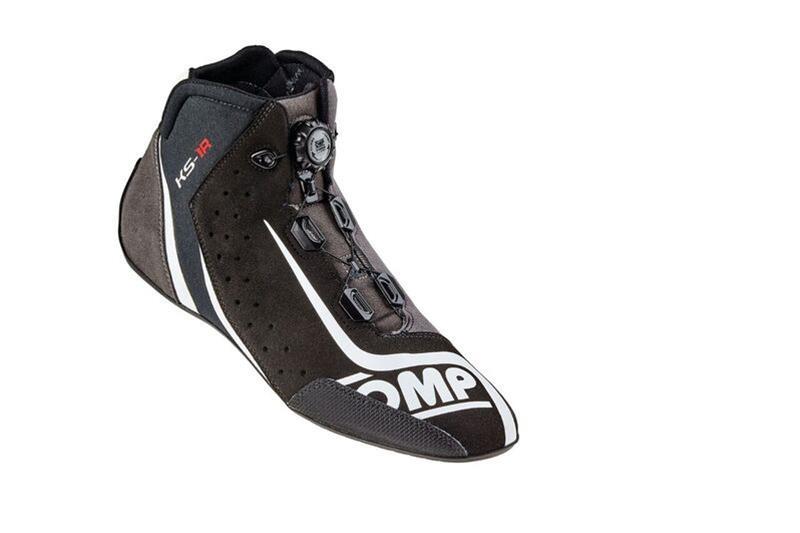 OMP KS-1R Shoes Black/Silver - Size 47