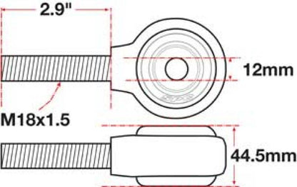 SPC Performance XAXIS Rod End Ball Joint