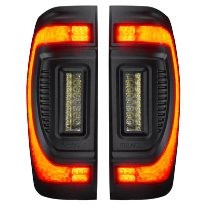Oracle 19-23 GMC Sierra Black Series Flush Style LED Tail Lights - Factory Halogen