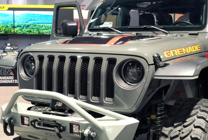 Oracle Jeep JL/Gladiator JT Oculus Bi-LED Projector Headlights - Amber/White Switchback