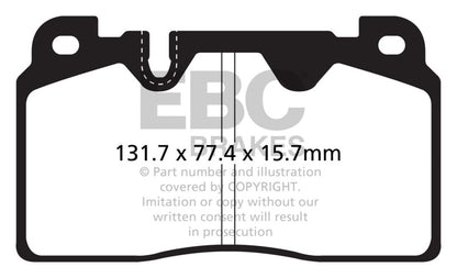 EBC S8 Brake Pad and Rotor Kit