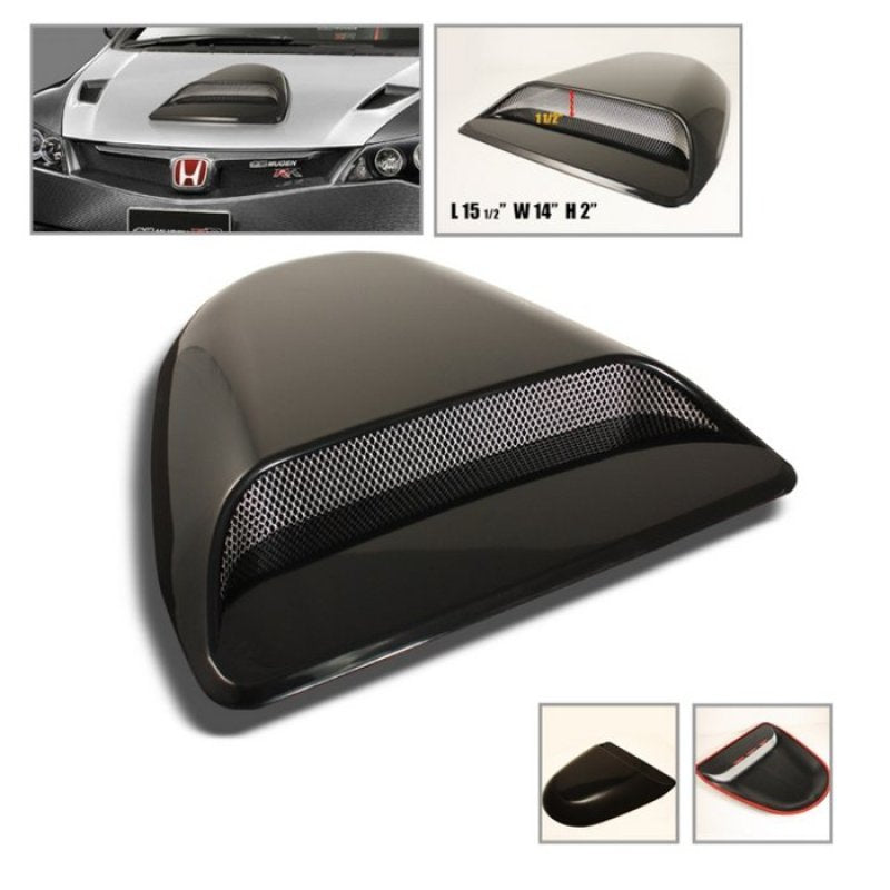 Xtune Air Flow Hoop Scoop ( Evo Style ) Black HS-973B