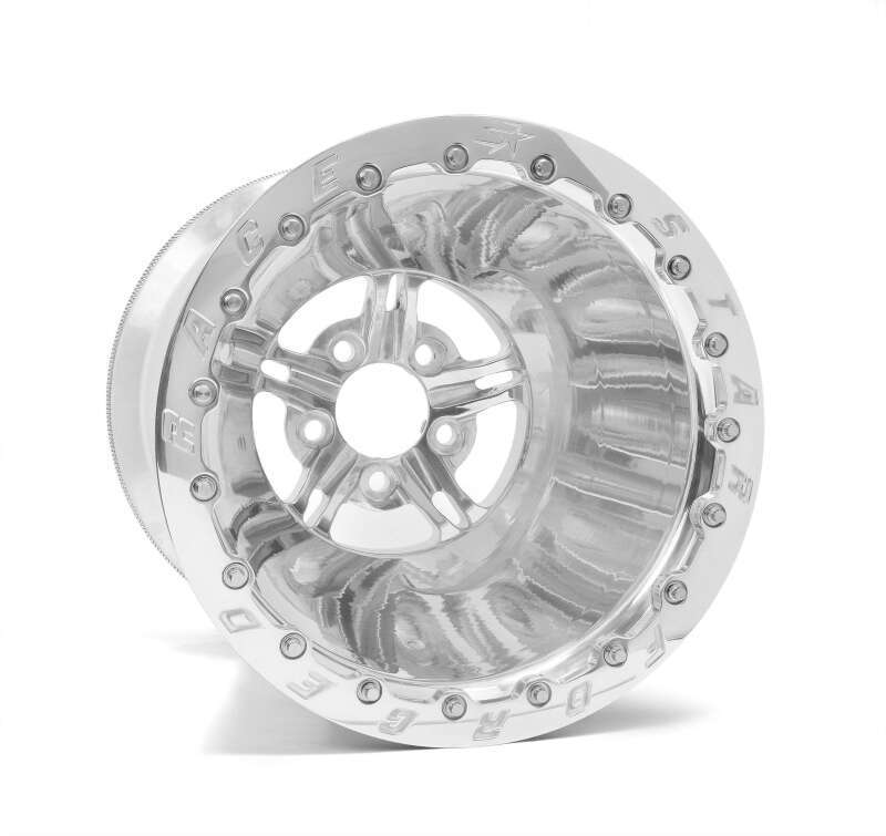 Race Star 63 Pro Forged DBL Bead Liner 15x13 5x5.00BC 0BS Polished Wheel