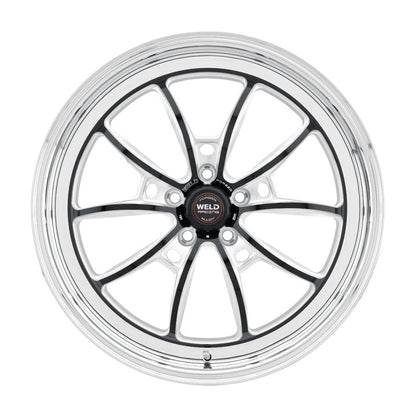 Weld S80 20x11 / 5x115 BP / 5.8in BS Black Wheel (High Pad) - Non-Beadlock