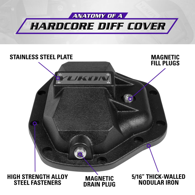 Yukon Gear Hardcore Diff Cover for Dana 80