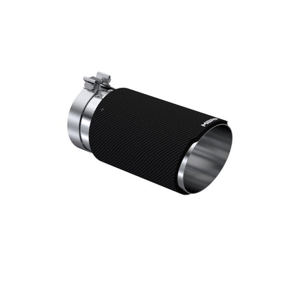 MBRP Universal Carbon Fiber Tip 6in OD/5in Inlet/12in L - Angle Cut Tip