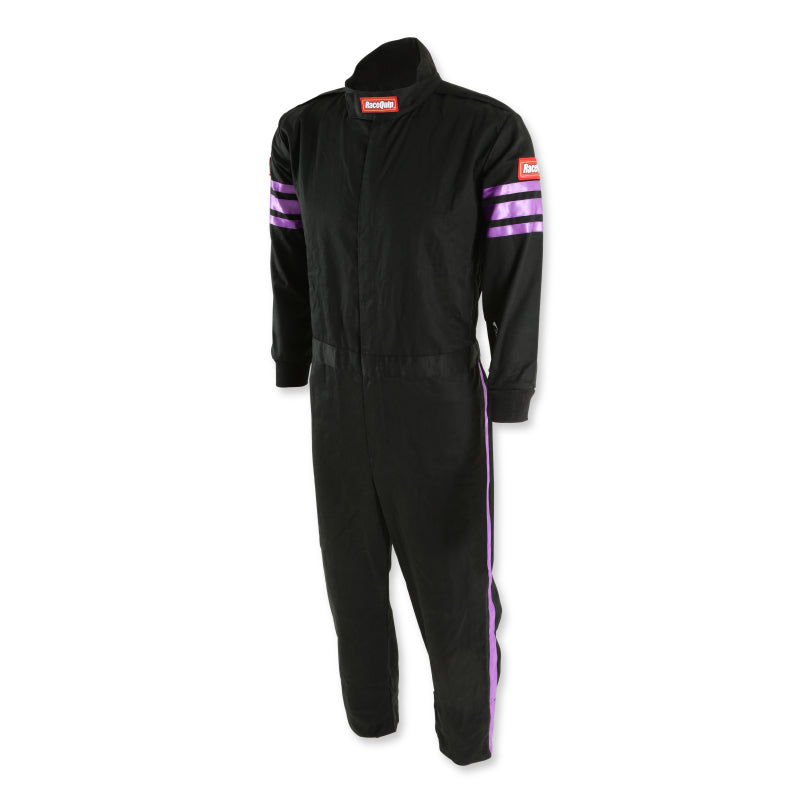 RaceQuip Purple Trim SFI-1 JR. Suit - Kids XL