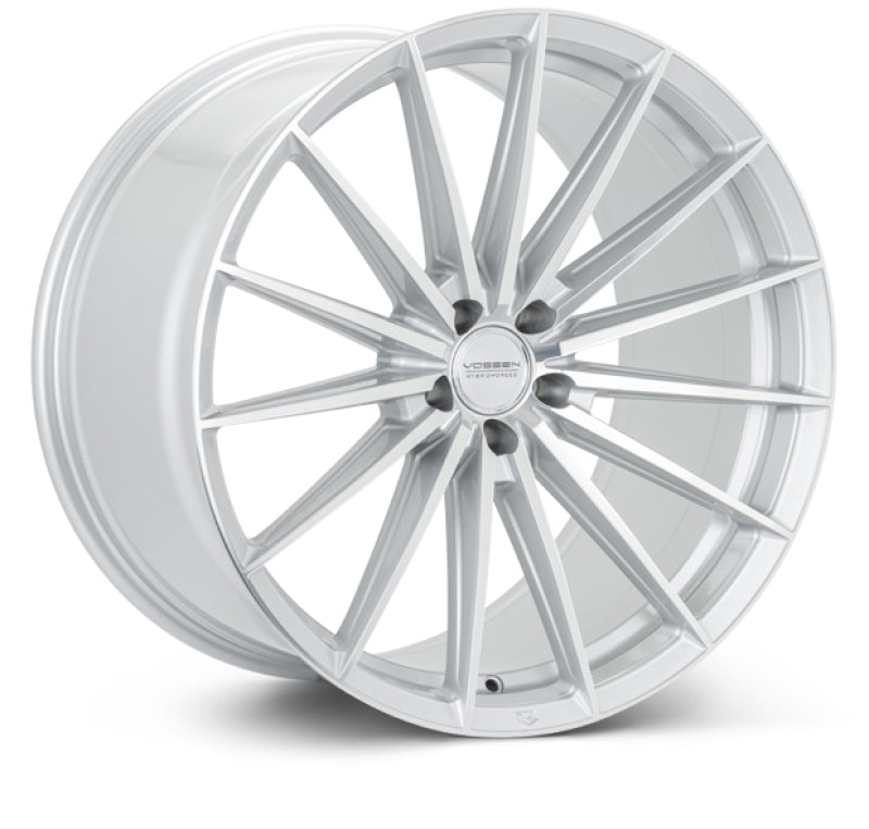 Vossen HFX-4 20x10.5 - 5x120 - ET38 - Deep - 72.56 - Silver Polished Wheel