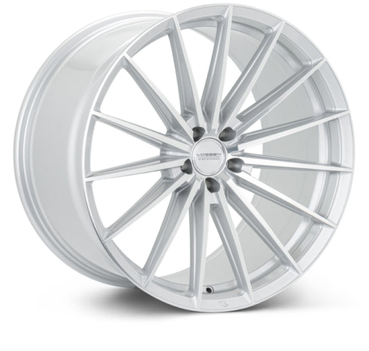 Vossen HFX-4 19x8.5 - 5x120 - ET30 - Flat - 72.56 - Silver Polished Wheel