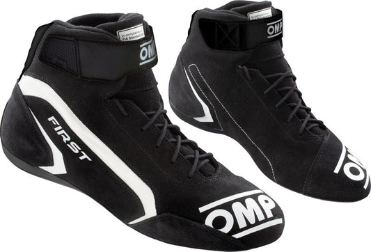 OMP FIRST SHOES FIA 8856-2018 NAVY BLUE / ORANGE SZ 43