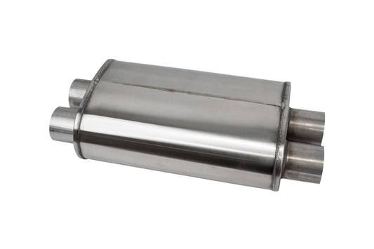 Corsa PRO-Series Tuned 304SS Muffler 3.0in Dual Inlet/Outlet - 22.25in OAL