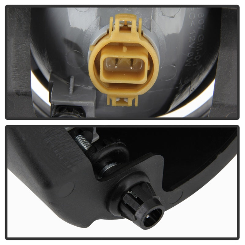 Spyder Ford Escape 2007-2012 OEM Fog Lights w/Universal Switch- P19W(Included) - Clear