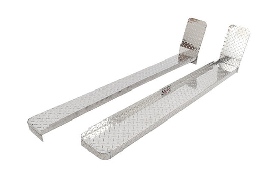 Dee Zee 99-13 Chevrolet Silverado Running Board Cab Section ExtCab Brite-Tread Aluminum