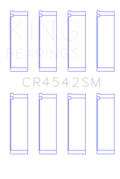 King Engine Bearings Honda K-Series (Except A3)/16V 2.0L/2.3L/2.4L (Size +0.50mm) Conrod Bearing Set