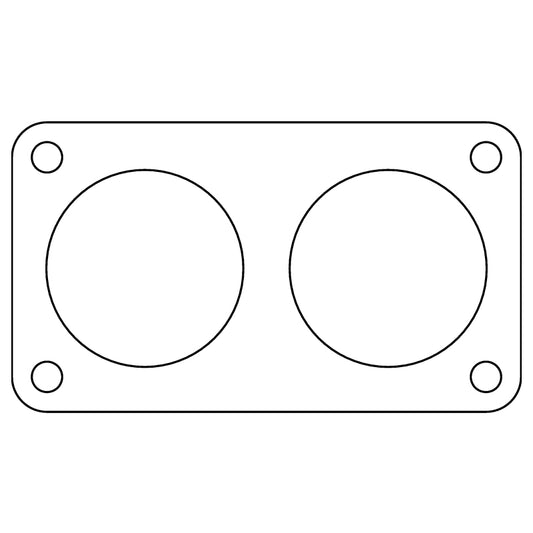 Cometic Ford 5.0/5.8/7.0/7.5L .020in Fiber Truck Throttle Body Gasket - 1985-1997