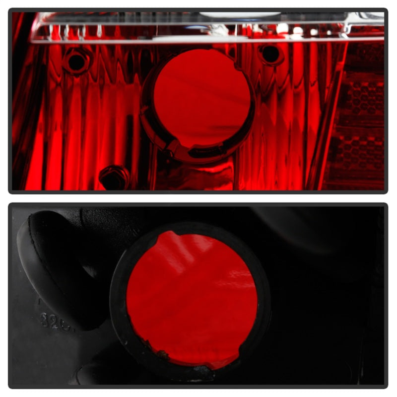 xTune Porsche 911 996 ( Non 4S. Turbo. GT3 ) 99-04 LED Tail Lights Red Clear ALT-ON-P99699-LED-RC