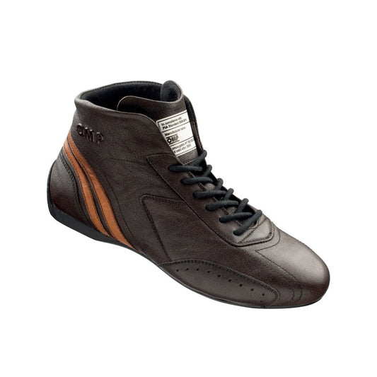 OMP Carrera Low Boots My2021 Dark Brown - Size48 (Fia 8856-2018)