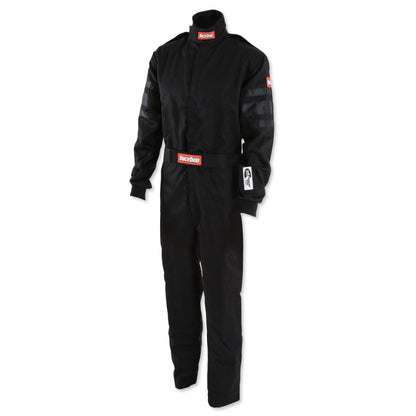 RaceQuip Black SFI-1 1-L Suit - 3XL
