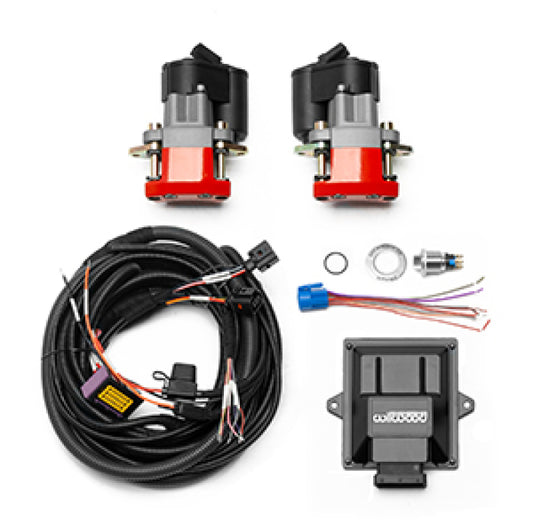 Wilwood Electronic Parking Brake Rear Retrofit Kit - 0.810in Rotor w/ Red Caliper