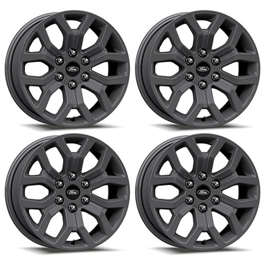 Ford Racing 2024 F-150 18x7.5in Wheel Kit - Matte Gray