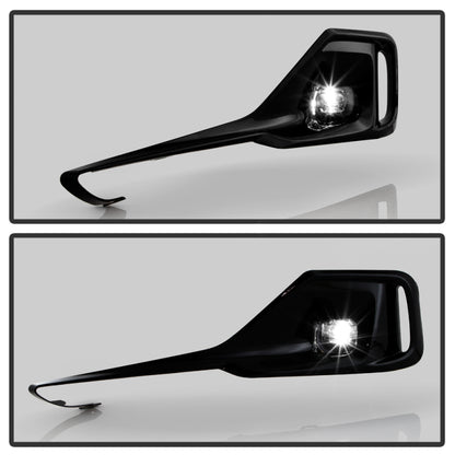 Spyder 21-22 Honda Accord OEM Full LED Fog Lights w/Switch - Clear (FL-HA2021-LED-C)