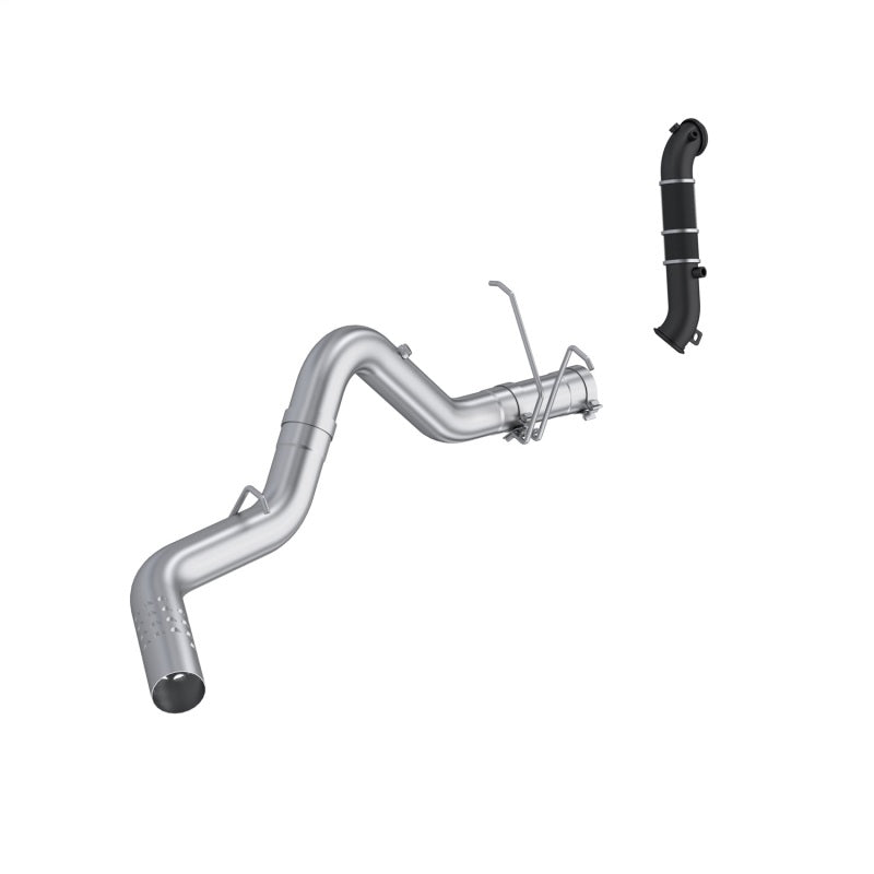 MBRP 11-15 Chevy Silverado / GMC Sierra 2500/3500HD 4in OD CatBack Single Side Exit w/ Downpipe - AL
