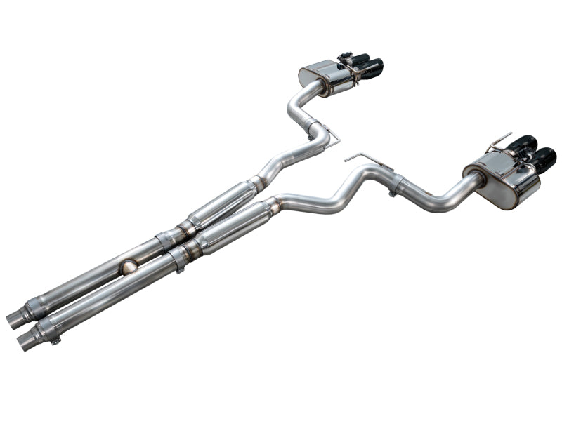 AWE Tuning 18-23 S550 Mustang GT SwitchPath Exhaust - Diamond Black Tips