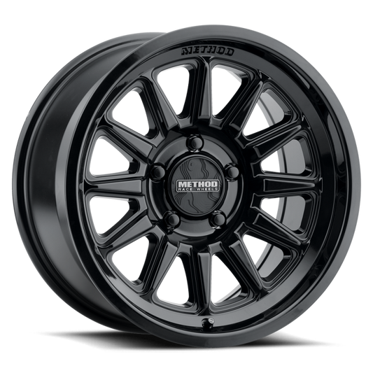 Method MR323 17x8.5 / 8x180 BP / 0ET / 4.72in BS / 130.81mm CB - Gloss Black Wheel