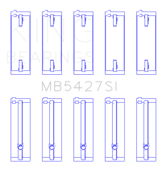 King Engine Bearings Honda L13A4/L15A (Size +0.25mm) Main Bearing Set