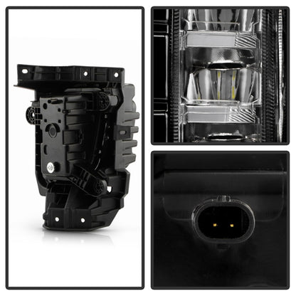 Spyder 21-23 GMC Yukon (Excl AT4) OEM Full LED Fog Lights w/Switch - Clear (FL-GY21-LED-C)