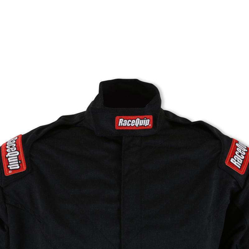 RaceQuip Black Chevron-5 Jacket SFI-5 - XLG