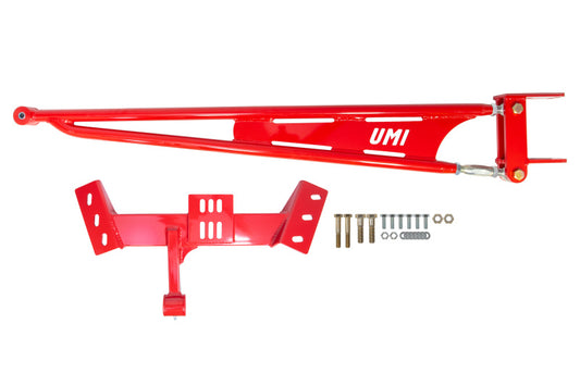UMI Performance 82-92 GM F-Body Tunnel Mounted Trq. Arm Fits T5 TH350- No Loop - Red