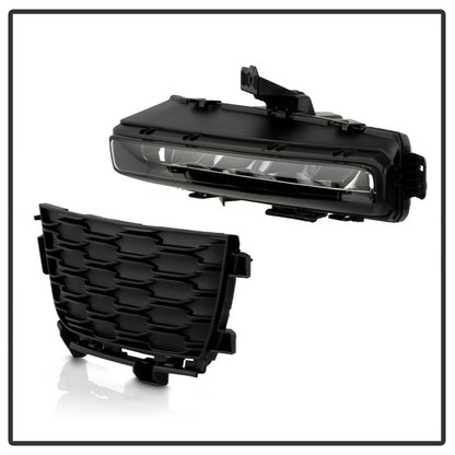 Spyder 22-24 Jeep Grand Cherokee (3-Row) OEM LED Fog Lights w/Switch - Clear (FL-JGC22-3R-LED-C)